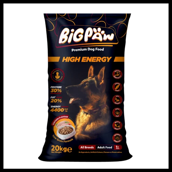 Big Paw High Energy Adult Dog 20kg