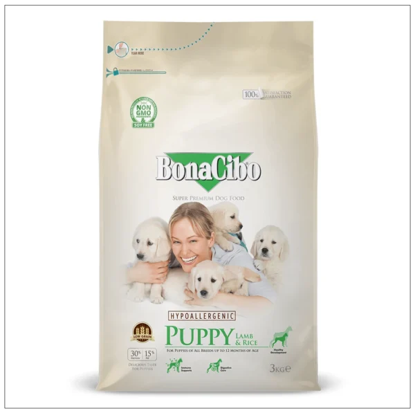 Bonacibo Puppy Lamb & Rice 3kg