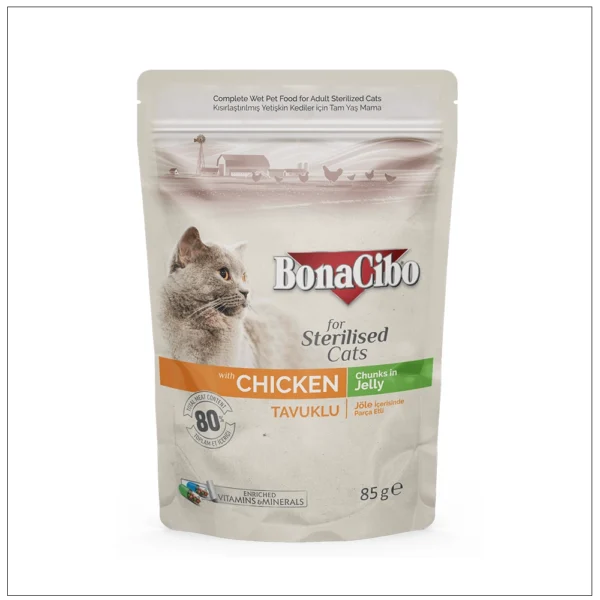 Bonacibo Chicken jelly in Chunks 85g