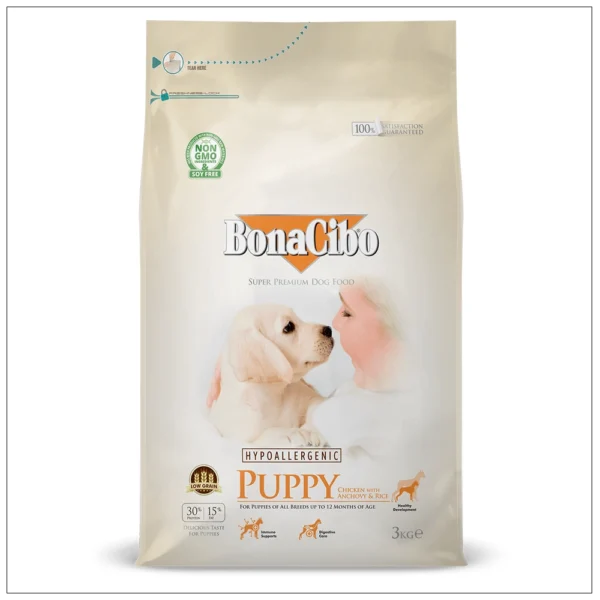 Bonacibo Puppy with Chicken and Rice 3kg