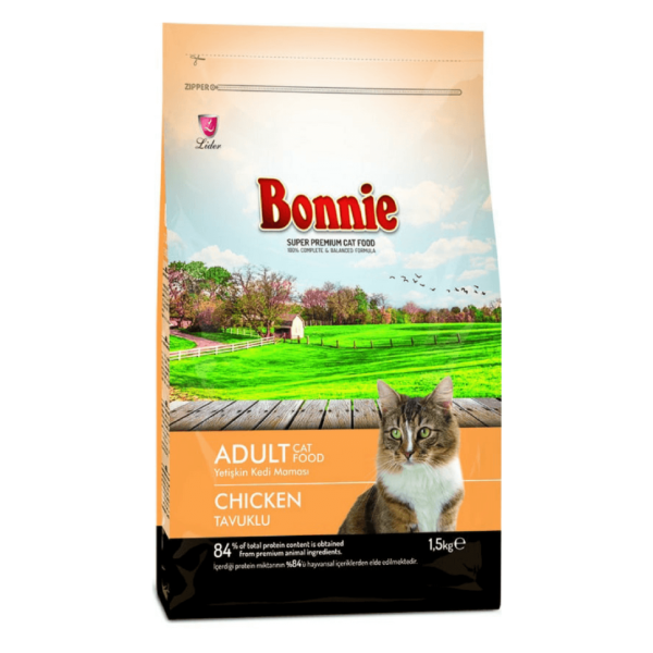 BONNIE ADULT CAT FOOD CHICKEN 0.5KG