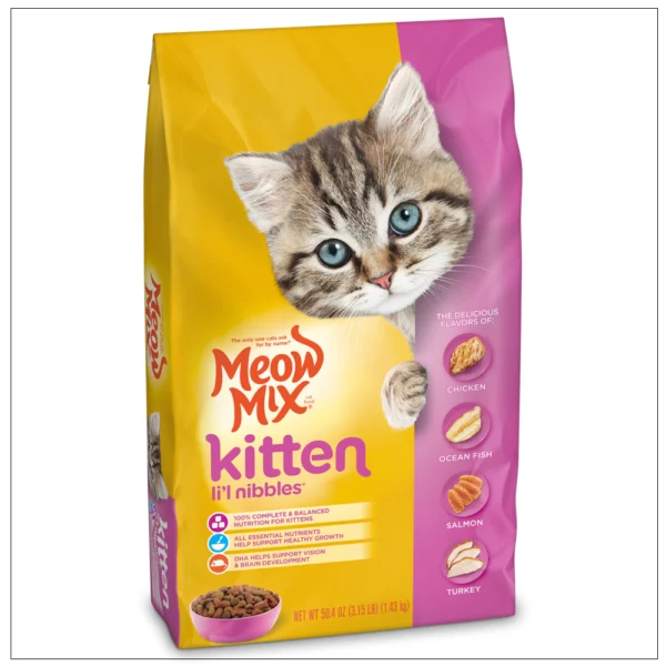 Meow Mix Kitten Li'l Nibbles 1.5kg